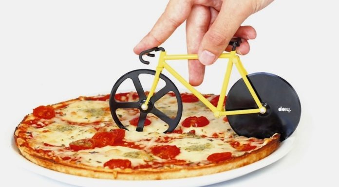 Nóż do pizzy jak rower