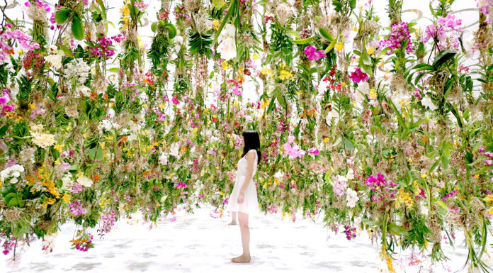TOKYO: Kwiatowa instalacja