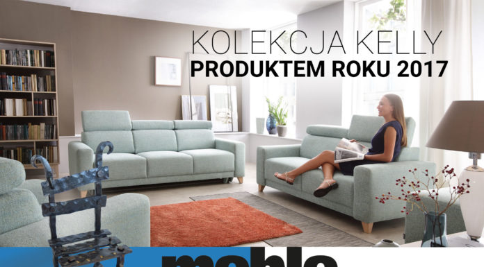 KELLY – kolekcja mebli wypoczynkowych WAJNERT MEBLE Produktem Roku 2017